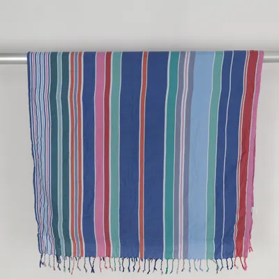 Beach towel (Blue, Multicolored) from Oysho Polyester