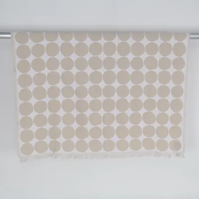 Pläd (Beige, Vit) från Marimekko Bomull