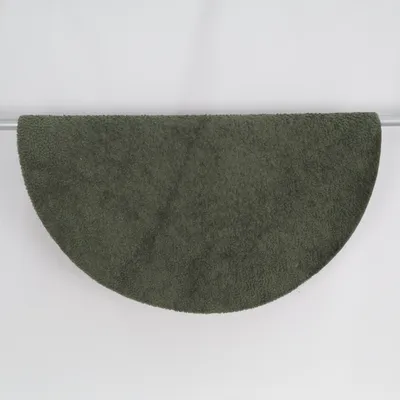 Hoogpolig vloerkleed (Zwart, Groen)
