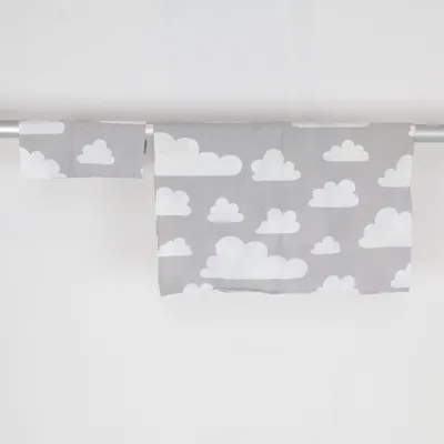 Bäddset (Grå, Vit) från Färg Form Sweden Bomull