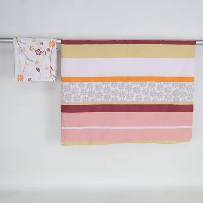 Bäddset (Vit, Flerfärgad) från Livarno Home Bomull, Polyester