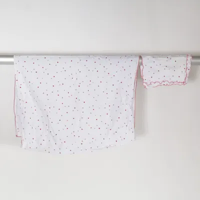 Dekbedset (Wit, Roze) van Borås Katoen