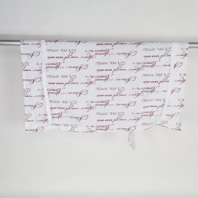 Rideau à œillets (Blanc, Rouge) de Boel & Jan Coton