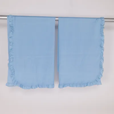 Veckbandslängd (Blå) Polyester, Viskos