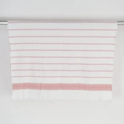 Tafelkleed (Wit, Rood) van Home Textiles by Indiska Katoen