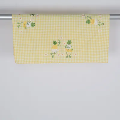 Nappe de table (Jaune, Blanc) de Rico Design Polyester