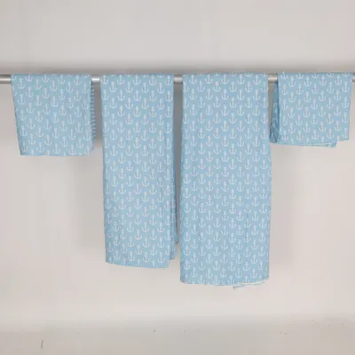 Dekbedset (Blauw, Wit) van TCM Gerecycled polyester
