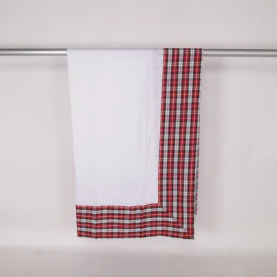 Bordsduk (Röd, Svart, Vit) från Strauss