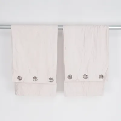 Öljettgardin (Rosa) från Ellos Polyester, Viskos