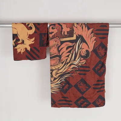 Bed set (Red, Brown, Multicolored) from EMP Polyester