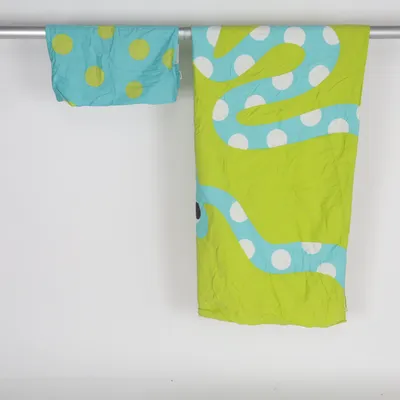 Dekbedset (Wit, Blauw, Groen, Meerkleurig) van Micki Katoen