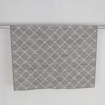 Short pile rug (Gray, White) from Rusta Polyamide