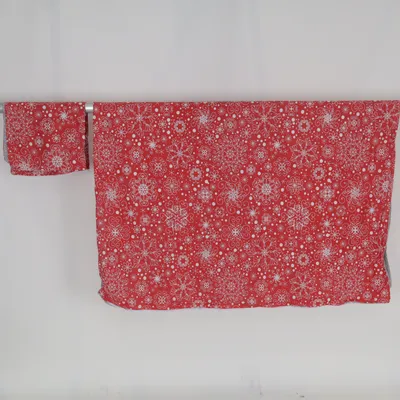 Bed set (Red, Gray, White) from Scandic Cotton