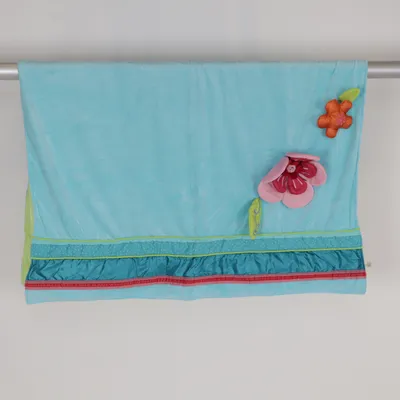 Baby blanket (Blue, Green, Multicolored) from Haba Polyester