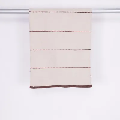 Geweven tapijt (Beige, Bruin) van Runner Katoen, Polyester, Viscose
