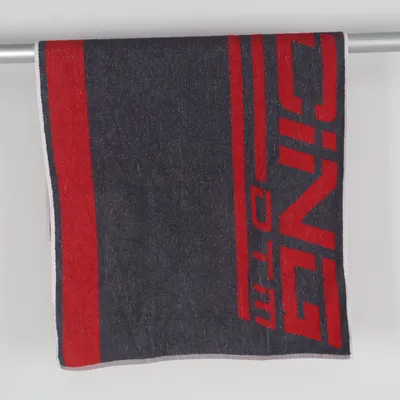 Bath towel (Gray, Red, White) from Audi
