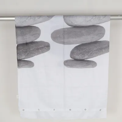Rideau de douche (Gris) de Duschy Polyester