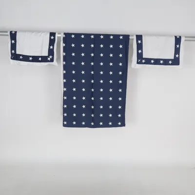Bed set (White, Blue) from GANT Home Cotton