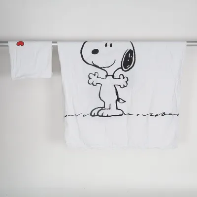 Bed set (White) from Peanuts Cotton