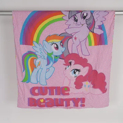 Påslakan (Rosa, Flerfärgad) från My Little Pony Bomull