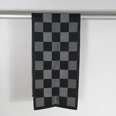 Chemin de table (Noir, Gris) de Ekelund Coton, Lin