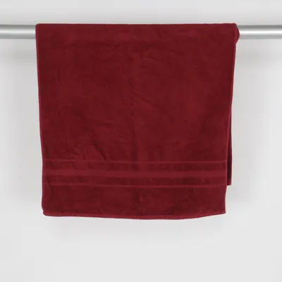 Bath towel (Red) from Rusta Home Cotton