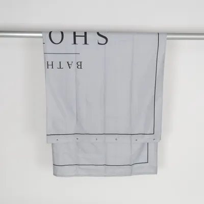 Duschdraperi (Grå, Svart) från H&M Home Polyester