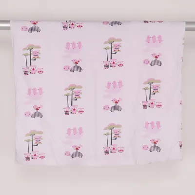 Dynebetræk (Pink, Hvid, Flerfarvet) fra Kids Concept Bomuld