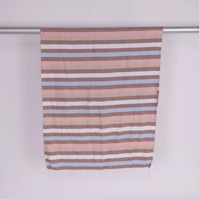 Towel (Beige, Multicolored) from Soho Cotton, Polyester