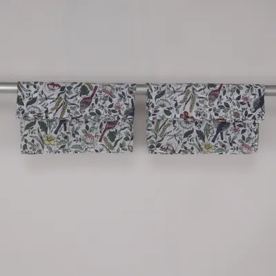 Gardinkappa (Vit, Flerfärgad) från Hemtex Bomull