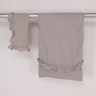 Bäddset (Grå) från Borganäs Bomull