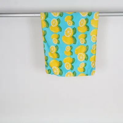 Badhanddoek (Blauw, Geel, Groen) van Rusta Home Katoen