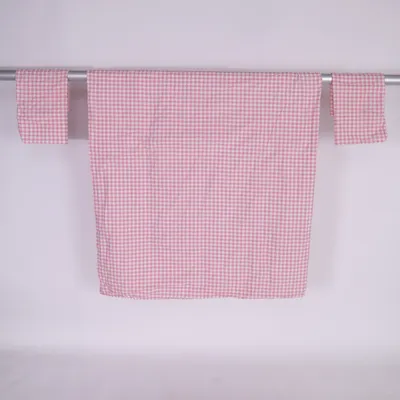 Sengesæt (Pink, Hvid) fra H&M Home Bomuld