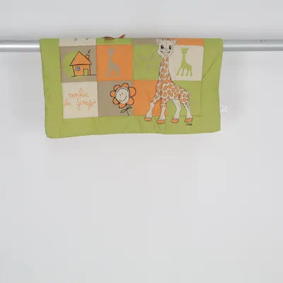 Baby blanket (Beige, Green) from Vulli Cotton, Polyester