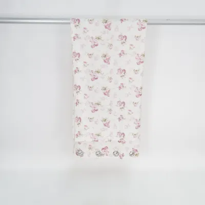 Eyelet curtain (White, Pink, Green) Polyester