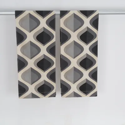 Rod pocket curtain (Beige, Gray, Black) from Hemtex Cotton