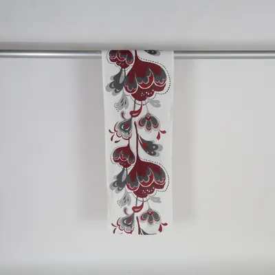 Löpare (Vit, Röd, Grå) från Hemtex Bomull