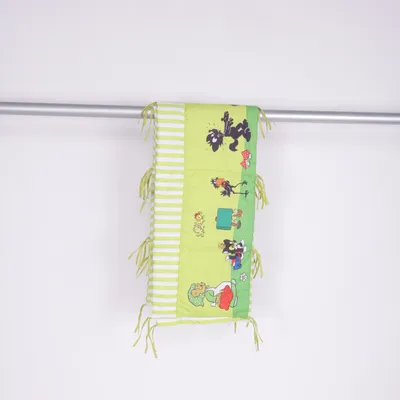Cot bumper (Green, Multicolored) from Bamse