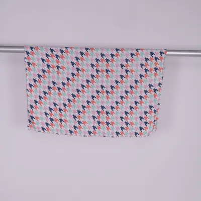 Babyfilt (Vit, Flerfärgad) från Tula Bambu, Viskos