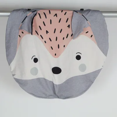 Playmat (Gray, White, Pink) Cotton