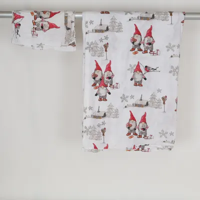 Parure de lit (Blanc, Multicolore) de Borganäs Coton