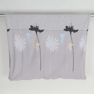 Housse de couette (Gris, Blanc) de Novitesse Coton