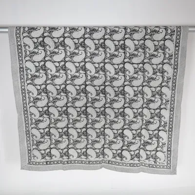 Tischdecke (Schwarz, Weiß) von Chamois Baumwolle