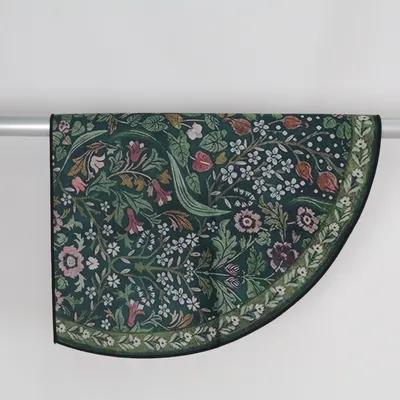 Tapis de salle de bain (Vert, Multicolore) Polyester