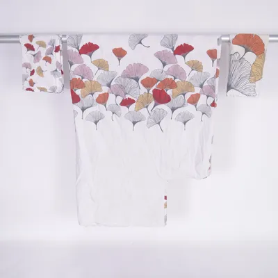 Bed set (White, Multicolored) from France Cotton
