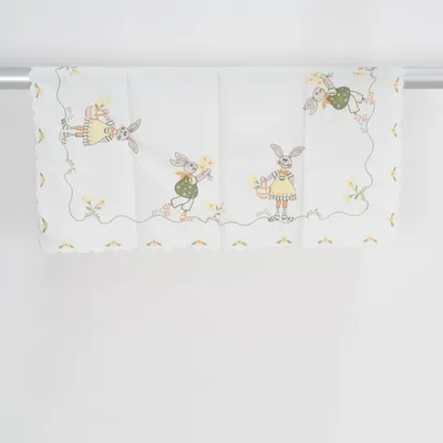 Tablecloth (White, Multicolored) from Sander Polyester