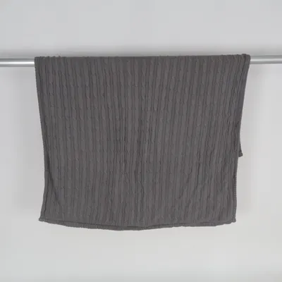 Deken (Grijs, Beige) van Loberon Katoen, Polyester