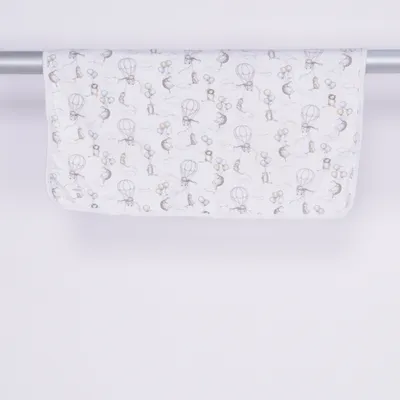 Baby blanket (White, Multicolored) from Newbie by KappAhl Cotton