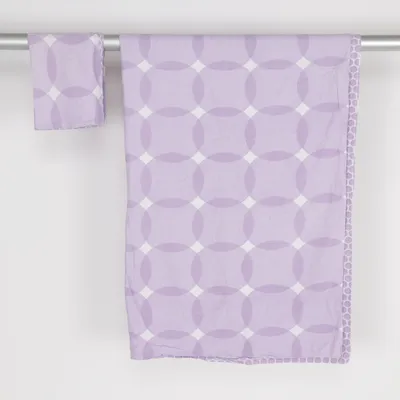 Dekbedset (Lila, Wit)