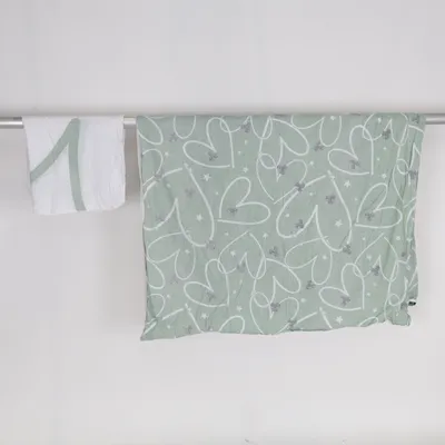 Bed set (Green, White) from Disney Mickey and Friends Cotton